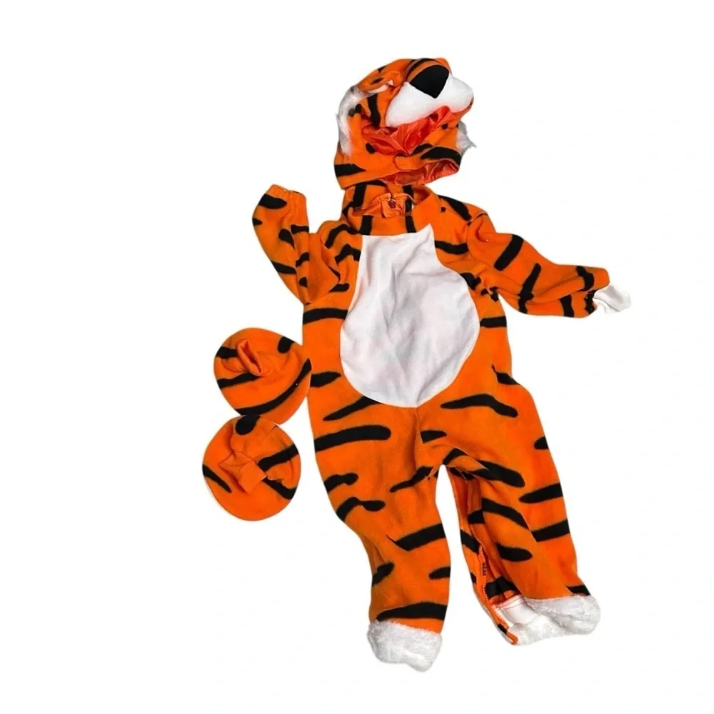 Adorable Tiger Costume for Kids - Orange and White